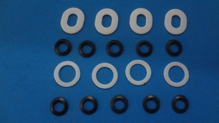 【長期供應(yīng)白色F4 墊片、耐磨聚四氟乙烯封墊片廠家】價(jià)格,廠家,圖片,絕緣板,東莞市力拓電子材料-